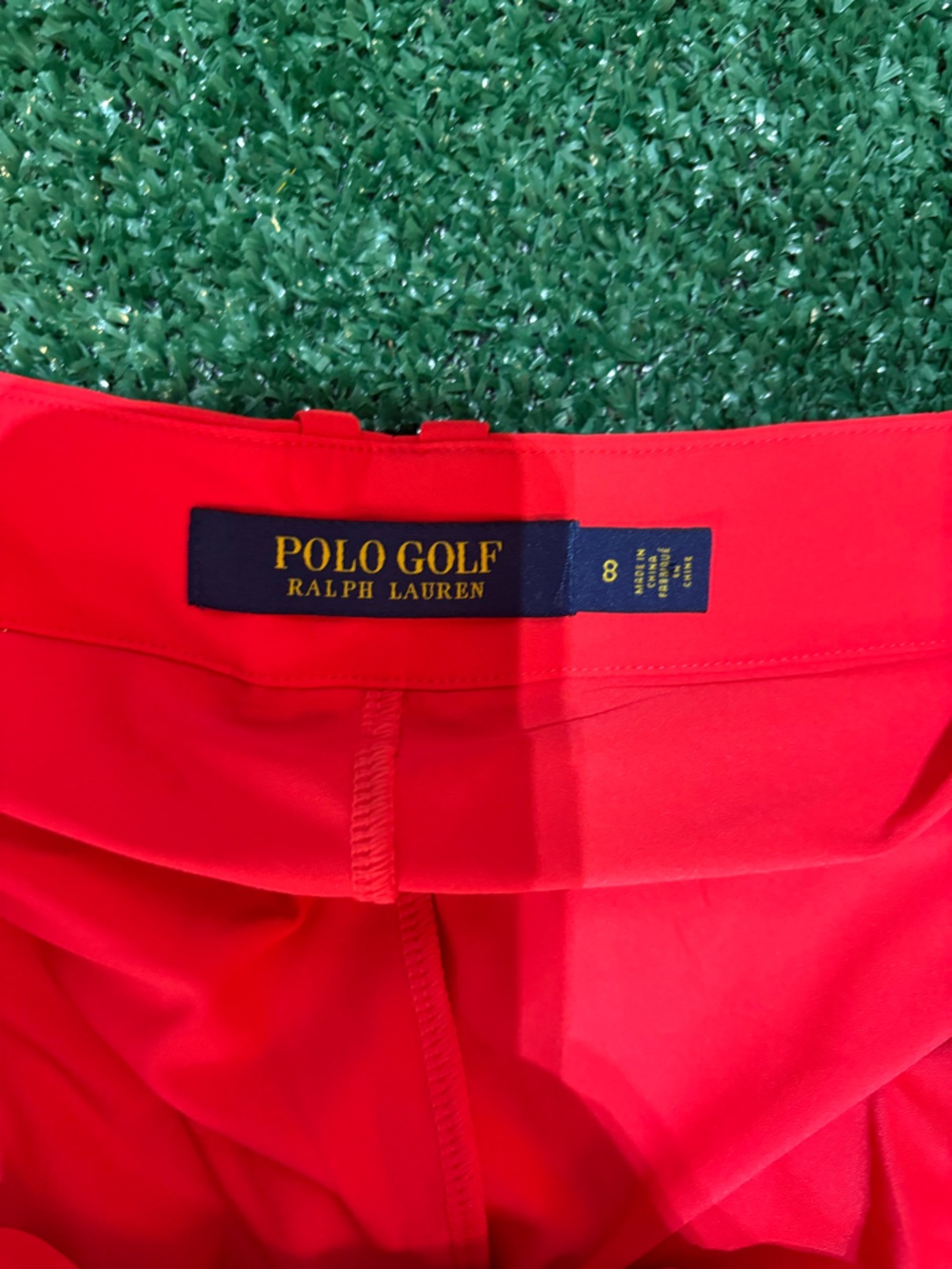 Polo by Ralph Lauren Red Golf Skort